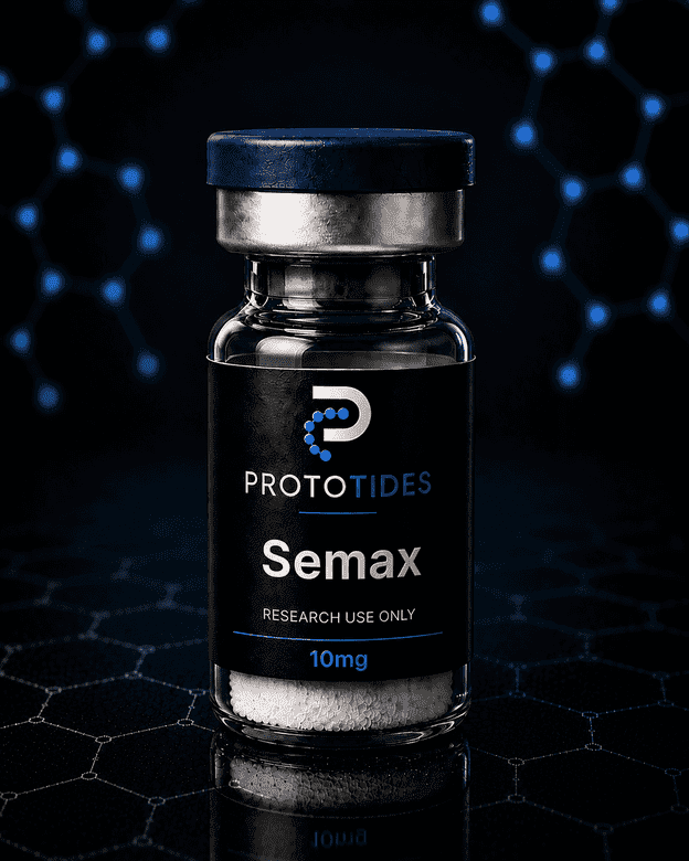 Semax — Cognitive Research research compound, lyophilized powder, 99.3% HPLC purity, supplied with lot-specific documentation