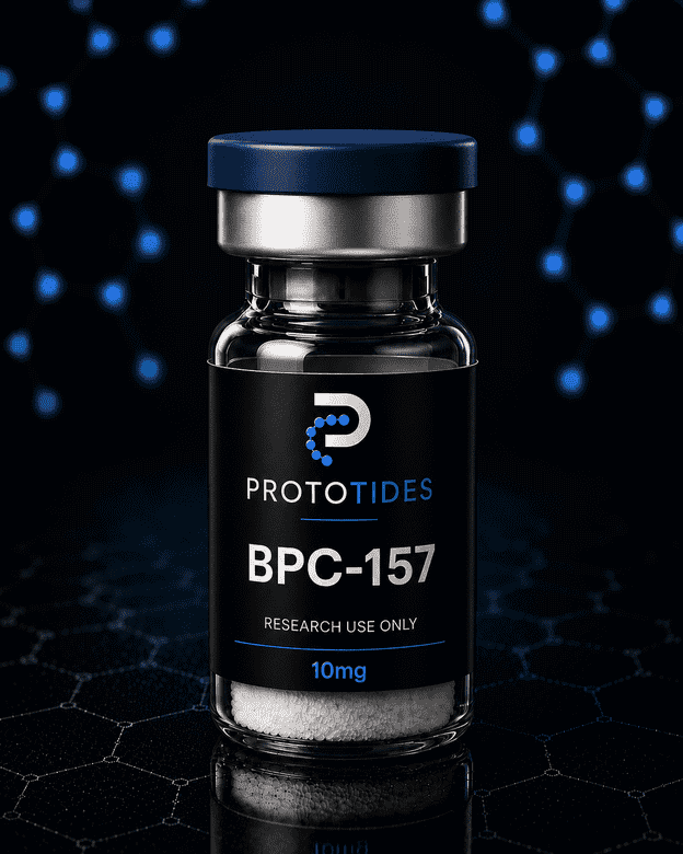 BPC-157 — Growth Factors research compound, lyophilized powder, 99.2% HPLC purity, supplied with lot-specific documentation